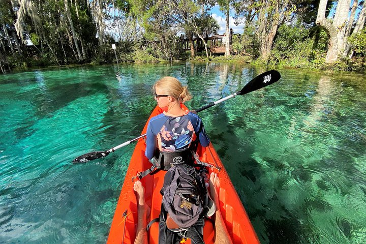 Kayaking Three Sisters Springs
